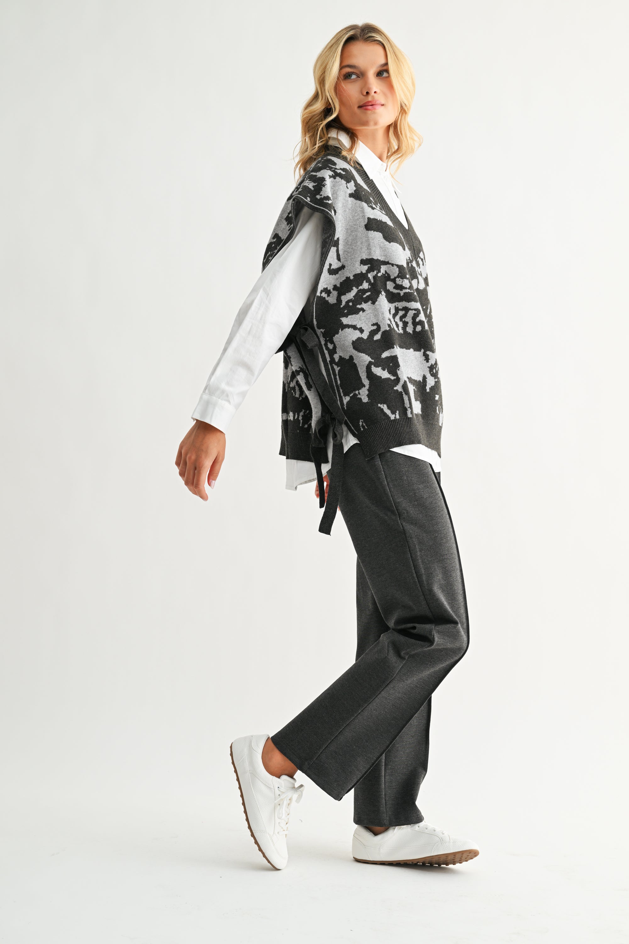 Stacey Knitted Sweater Vest