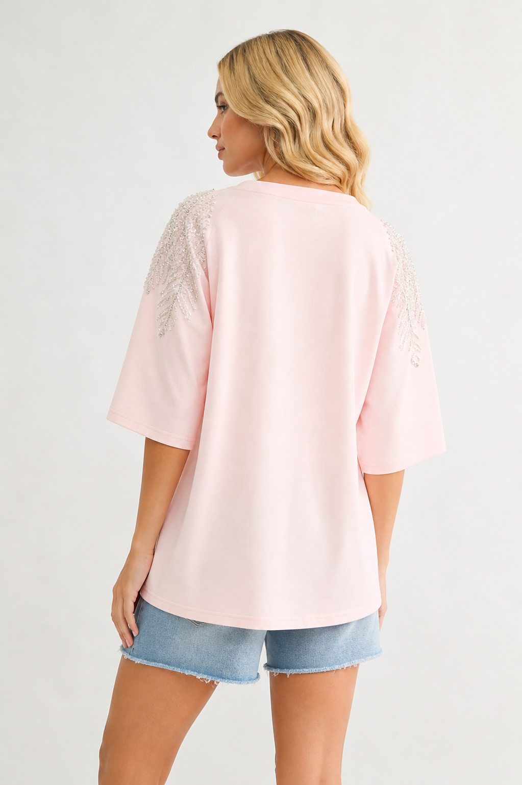 Ronnia Top with Pearl Embellishment