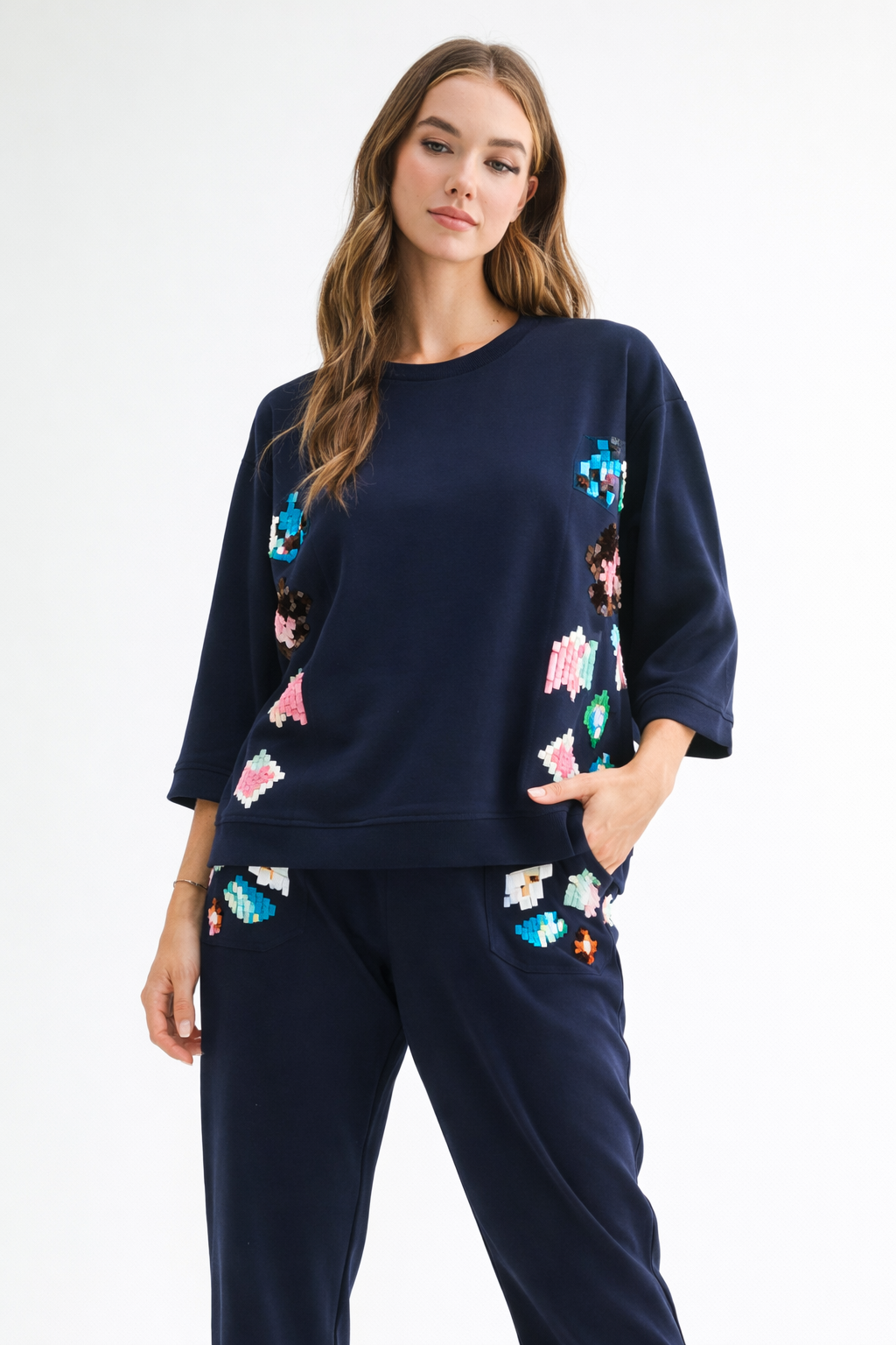 Kourtney Top with Special Sequin