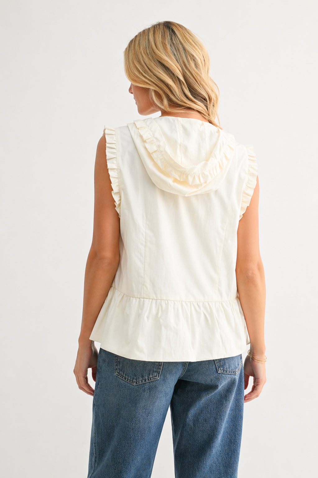 Josie Light Weight Vest with Hoodie