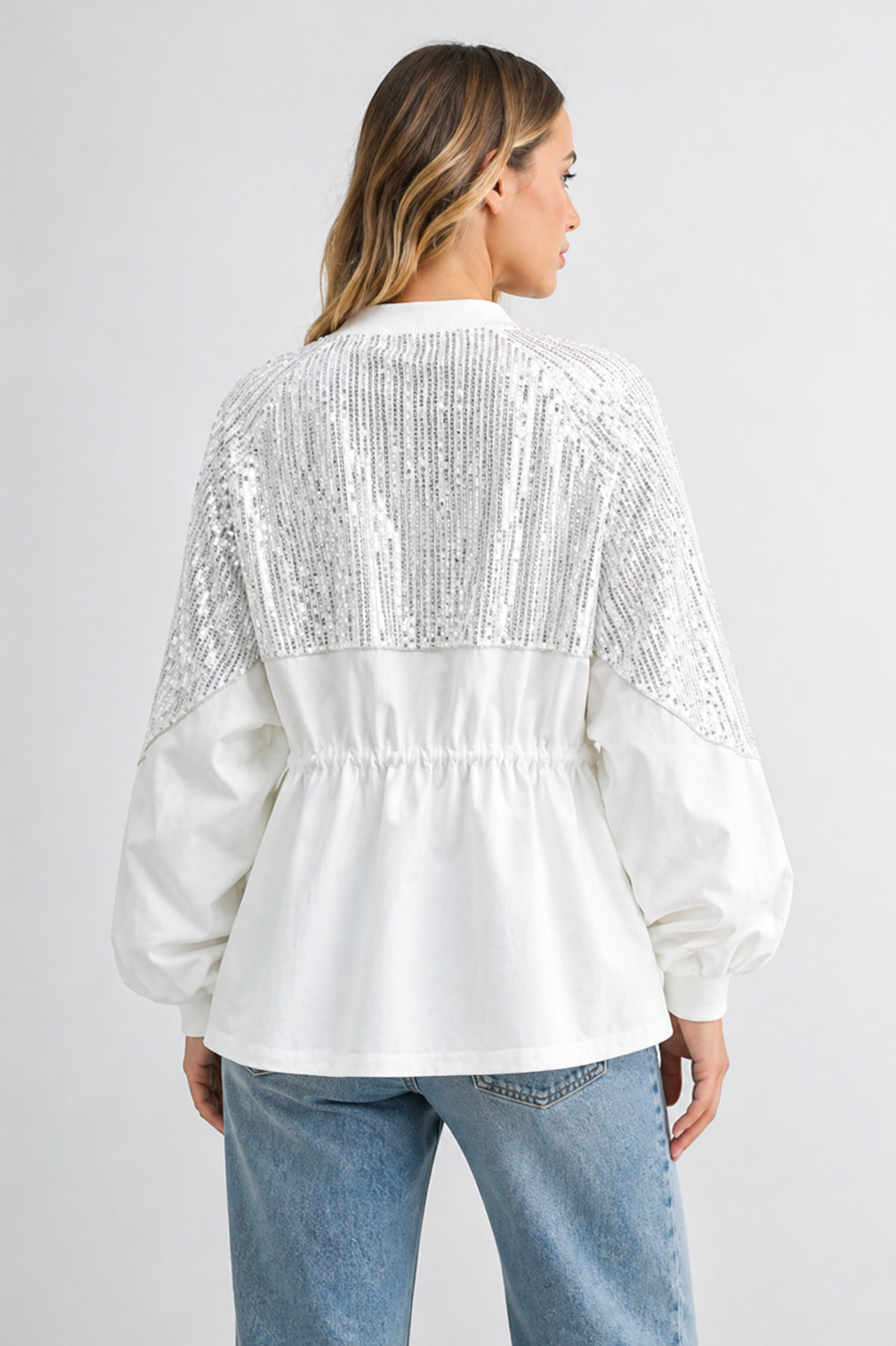 Jane Woven Sequin Jacket