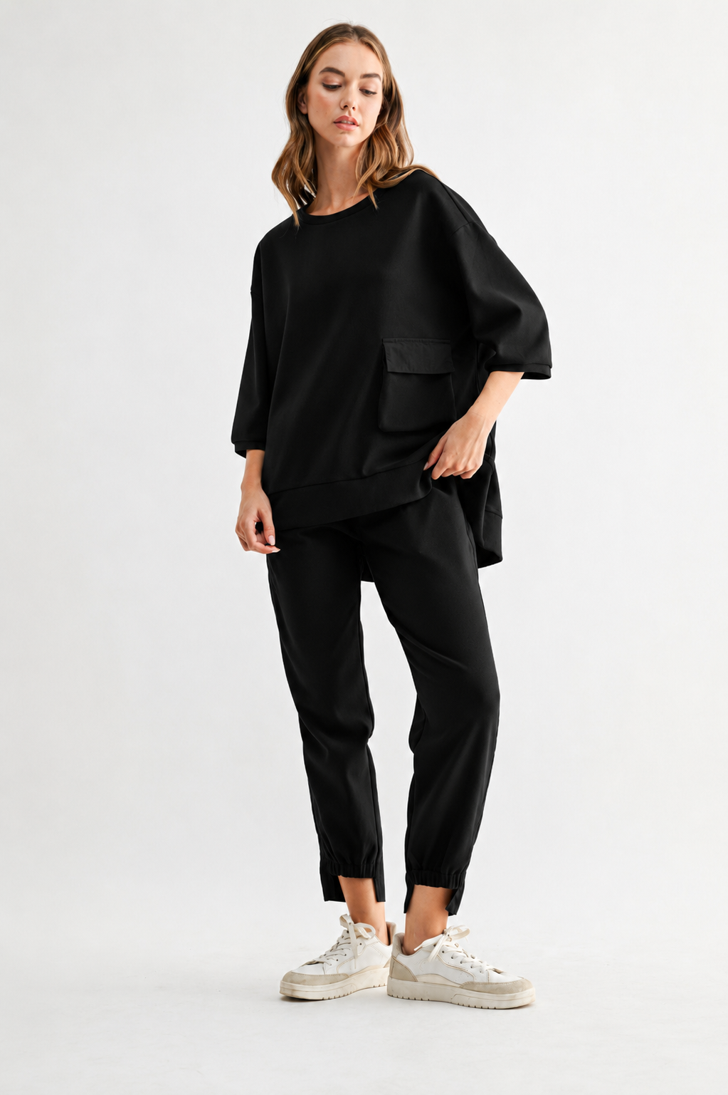 Katie Crepe Knit Pant - Dark Colors