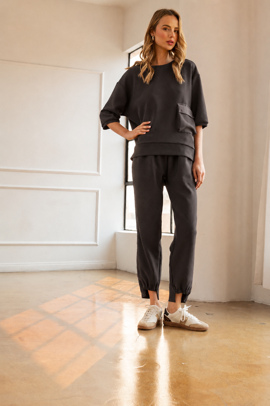 Katie Crepe Knit Pant - Dark Colors