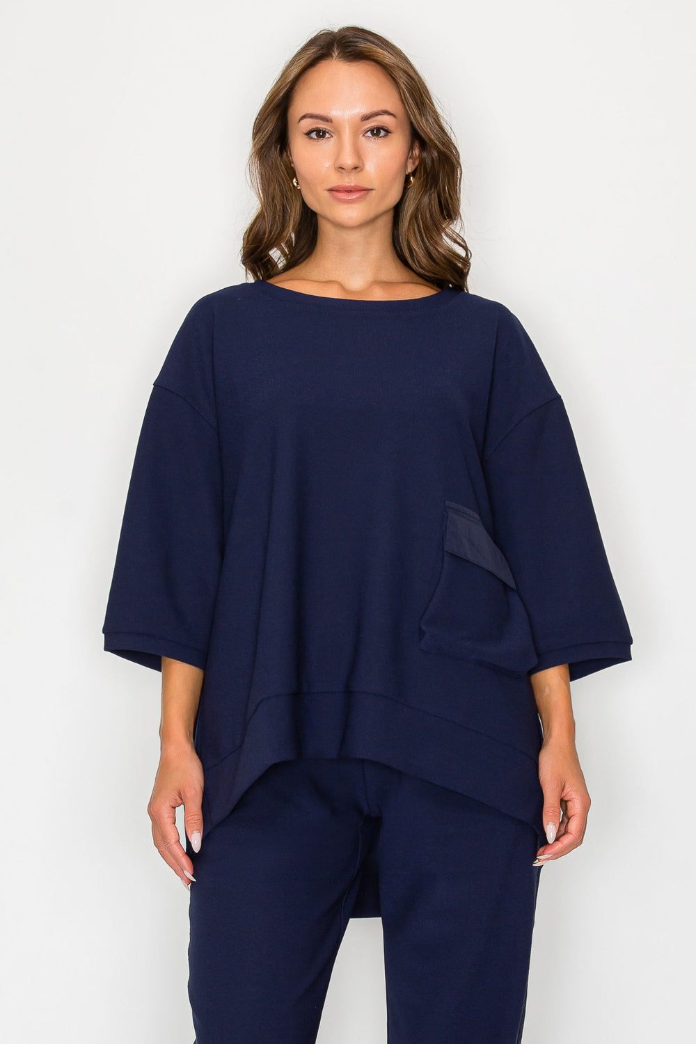 Karen Knit Crepe Top