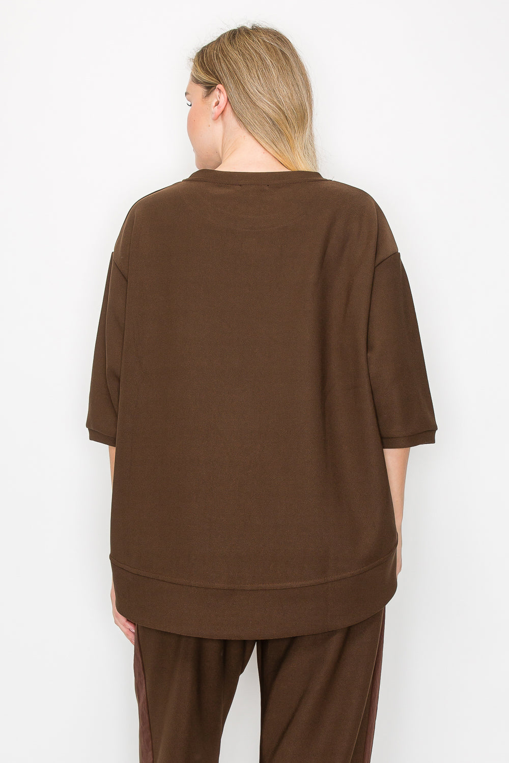 Karen Knit Crepe Top