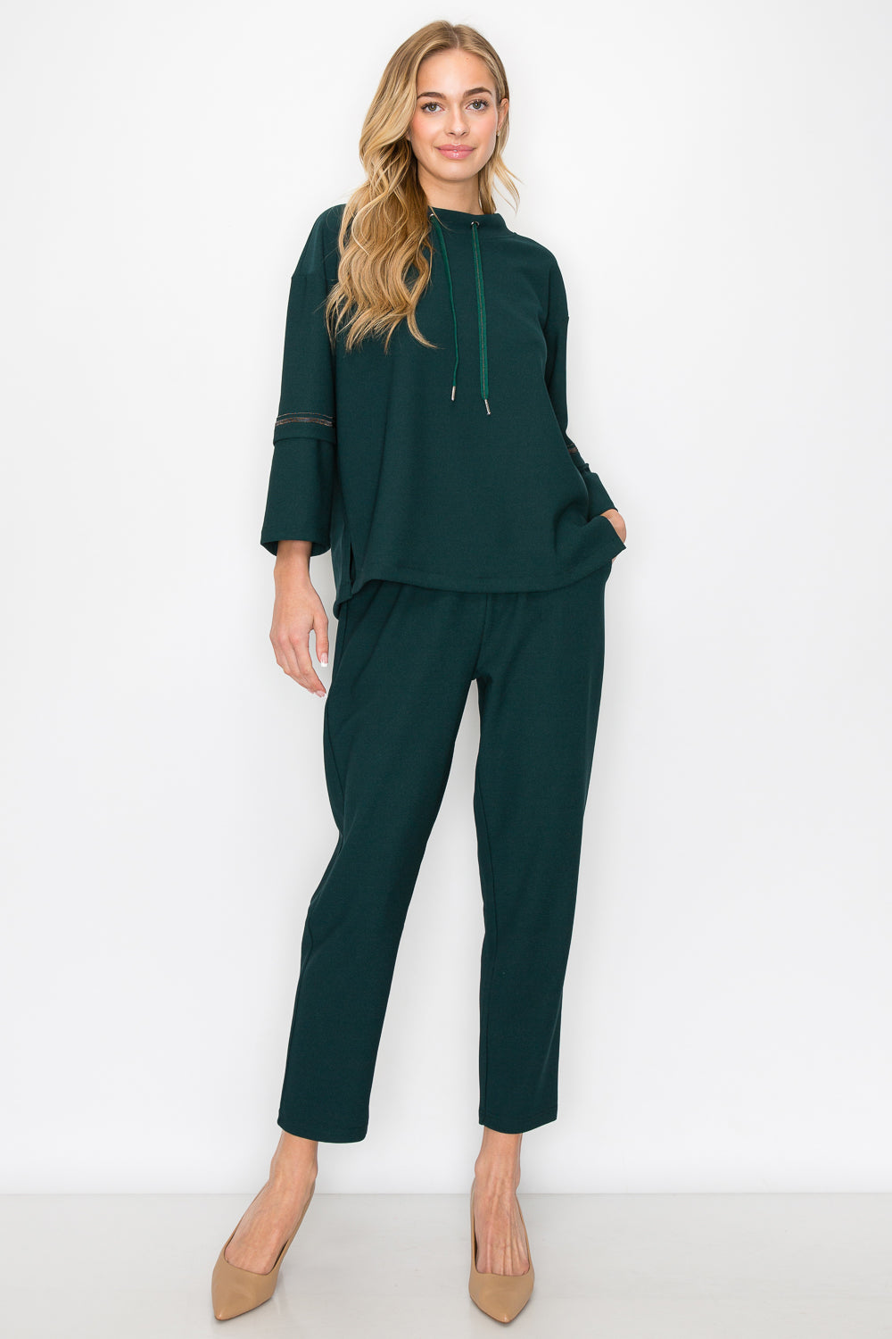 Kellie Stretch Crepe Knit Pant