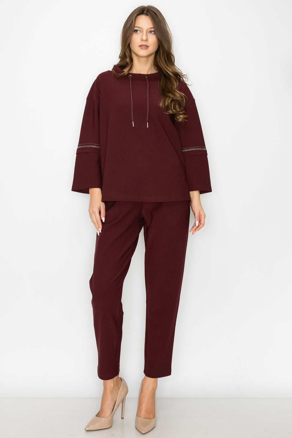 Kellie Stretch Crepe Knit Pant