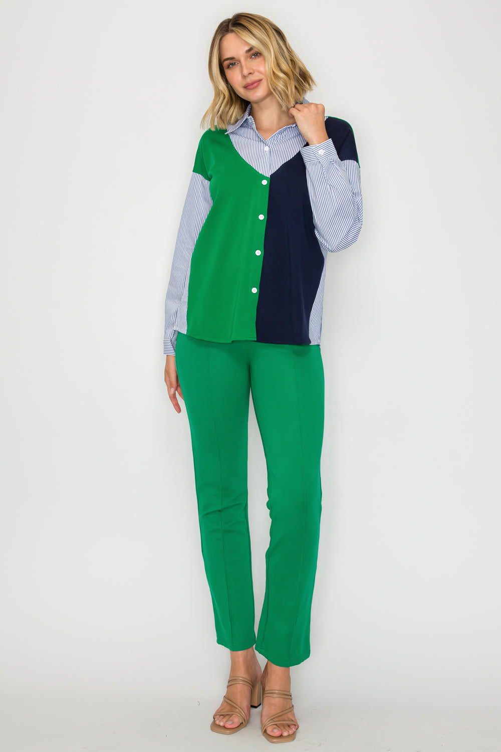 Wynn Colorblock Stripe Top