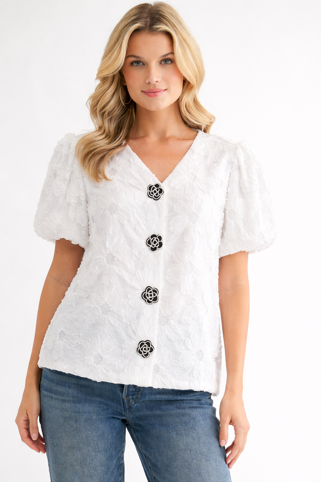 Wendy Textured Lace Top