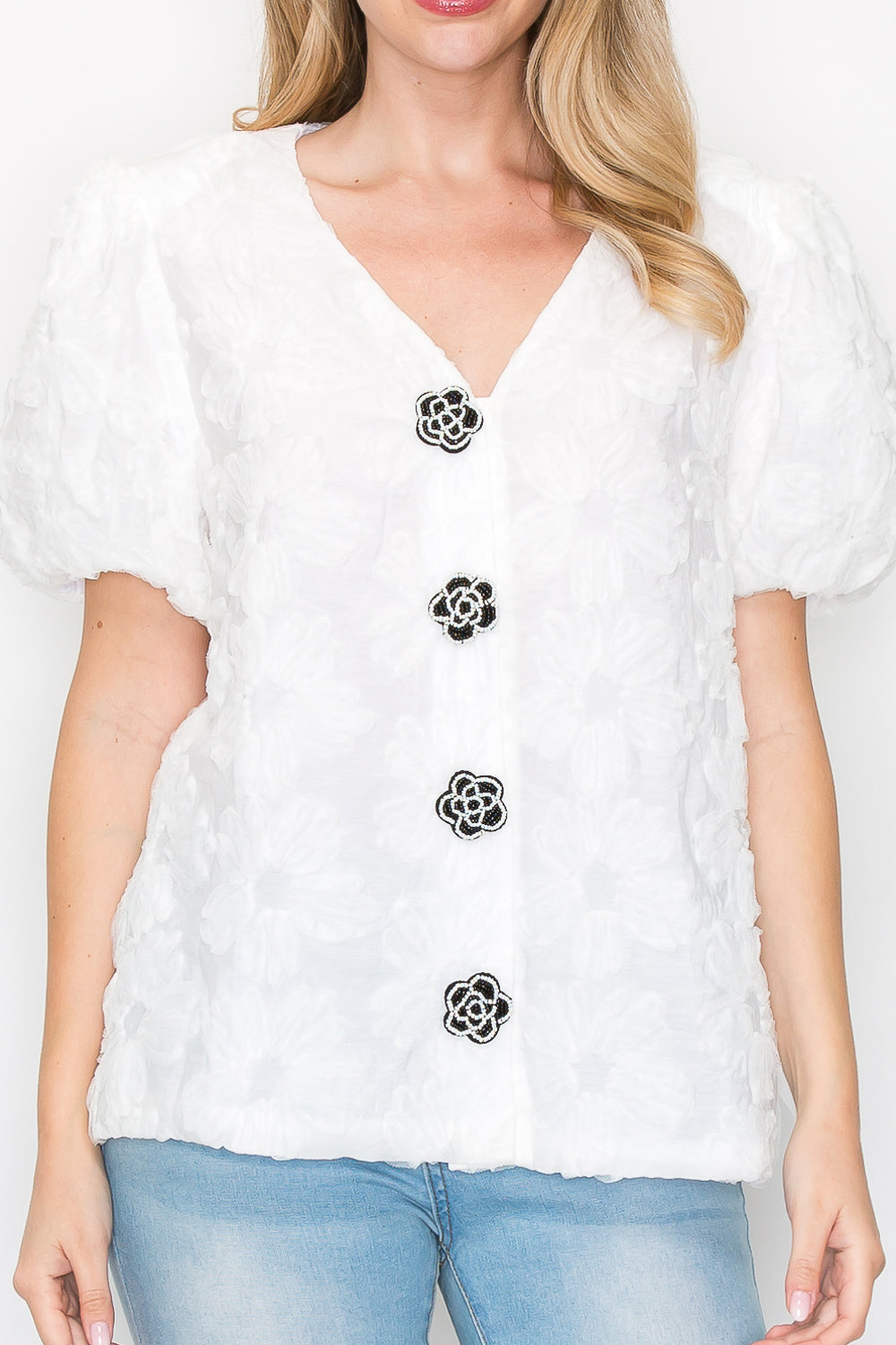 Wendy Textured Lace Top