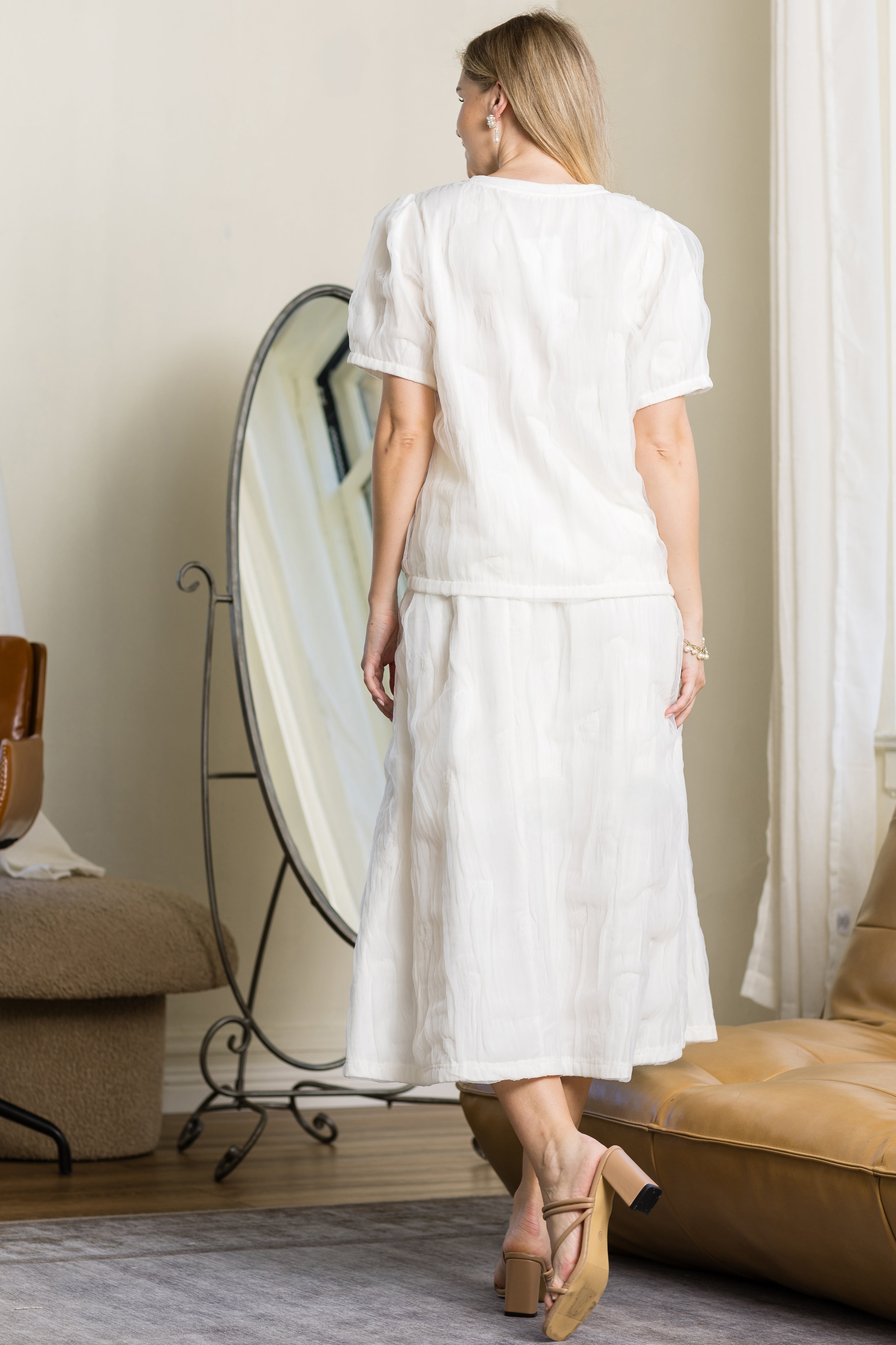 Wilda Crinkle Chiffon Skirt