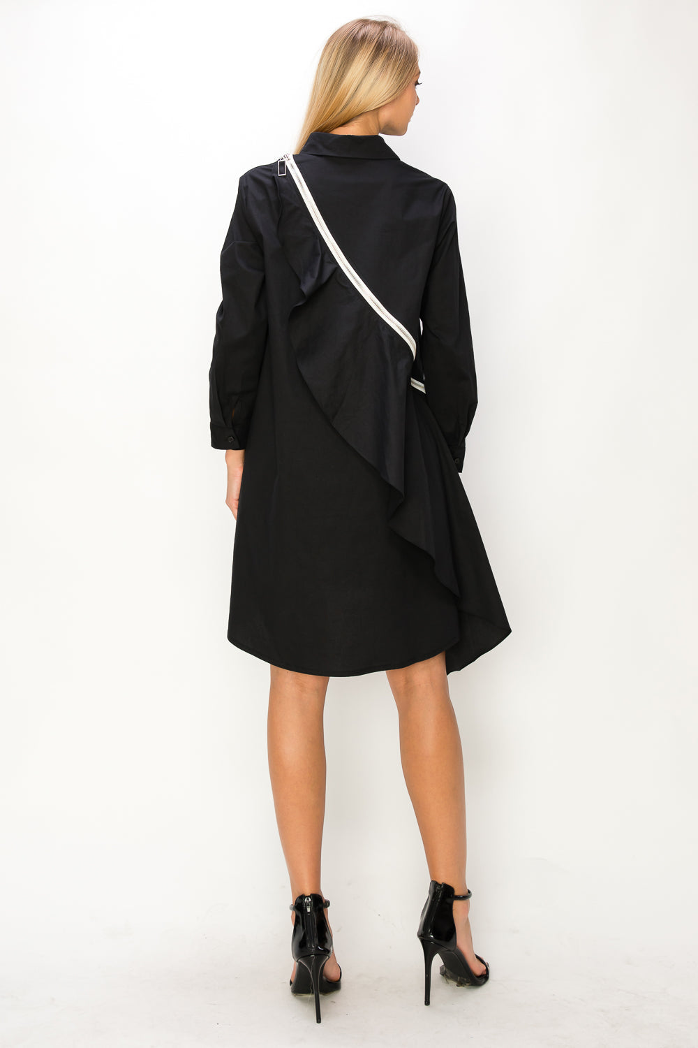 Wrenna Cotton Poplin Tunic Dress