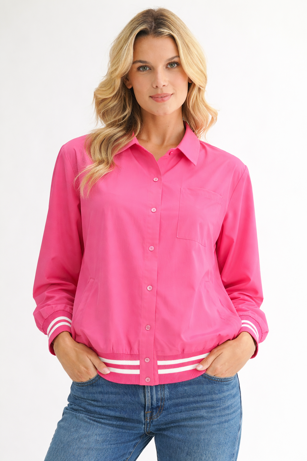 Wiletta Stretch Parachute Nylon Top
