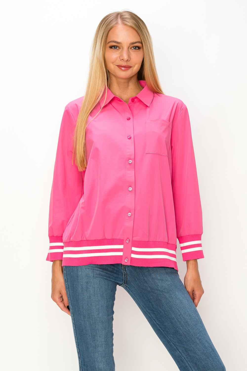 Wiletta Stretch Parachute Nylon Top