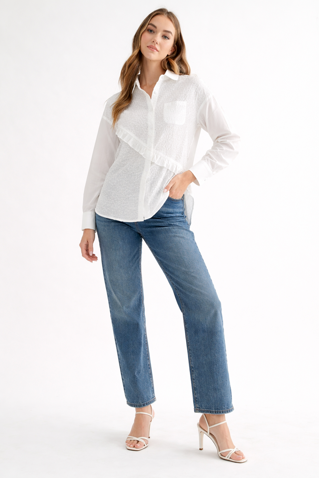 Walia Woven Textured Top
