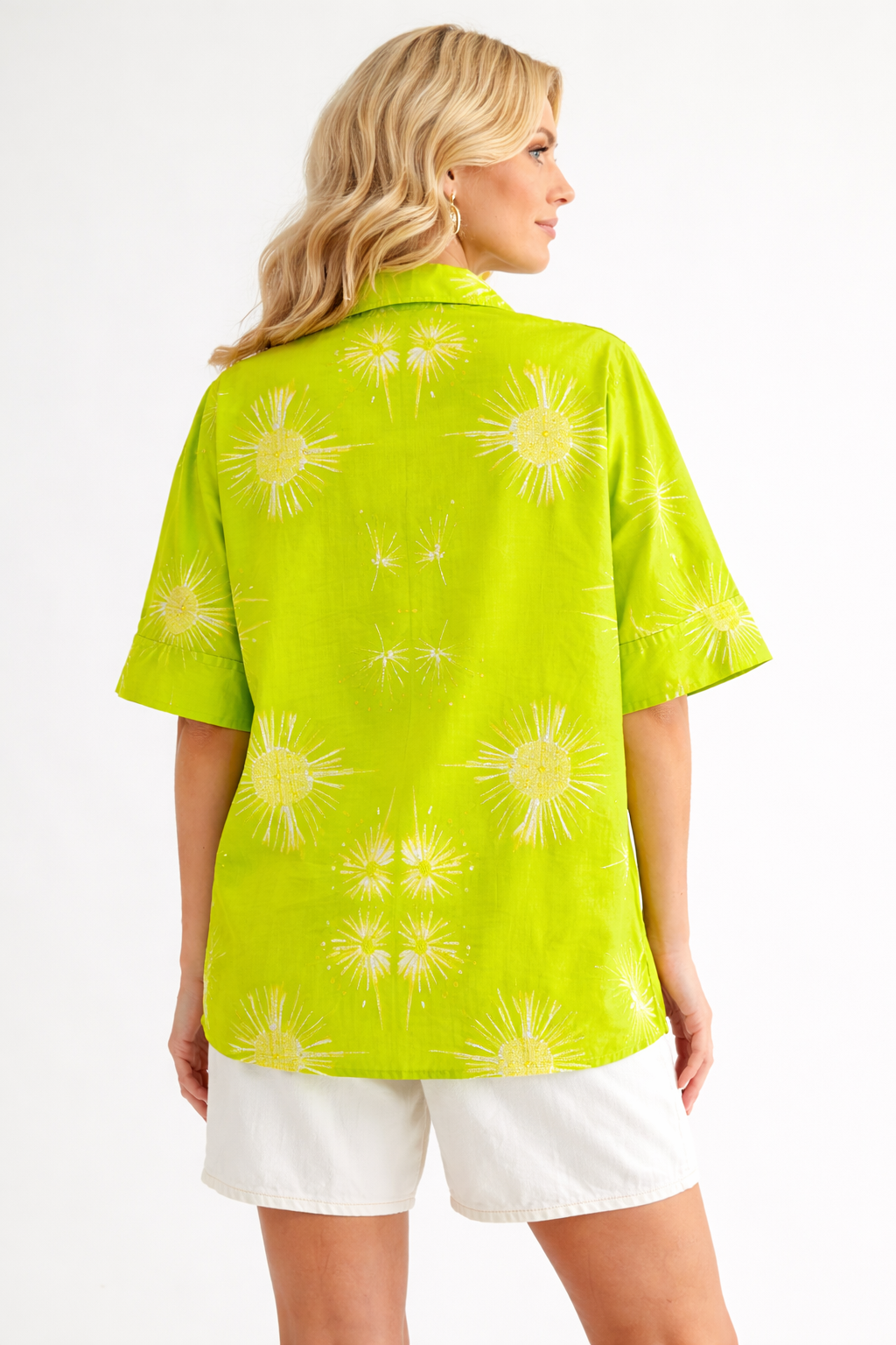 Wandari Embellished Cotton Poplin Top