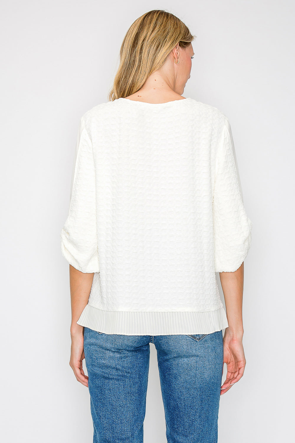 Wayne Woven Textured Top
