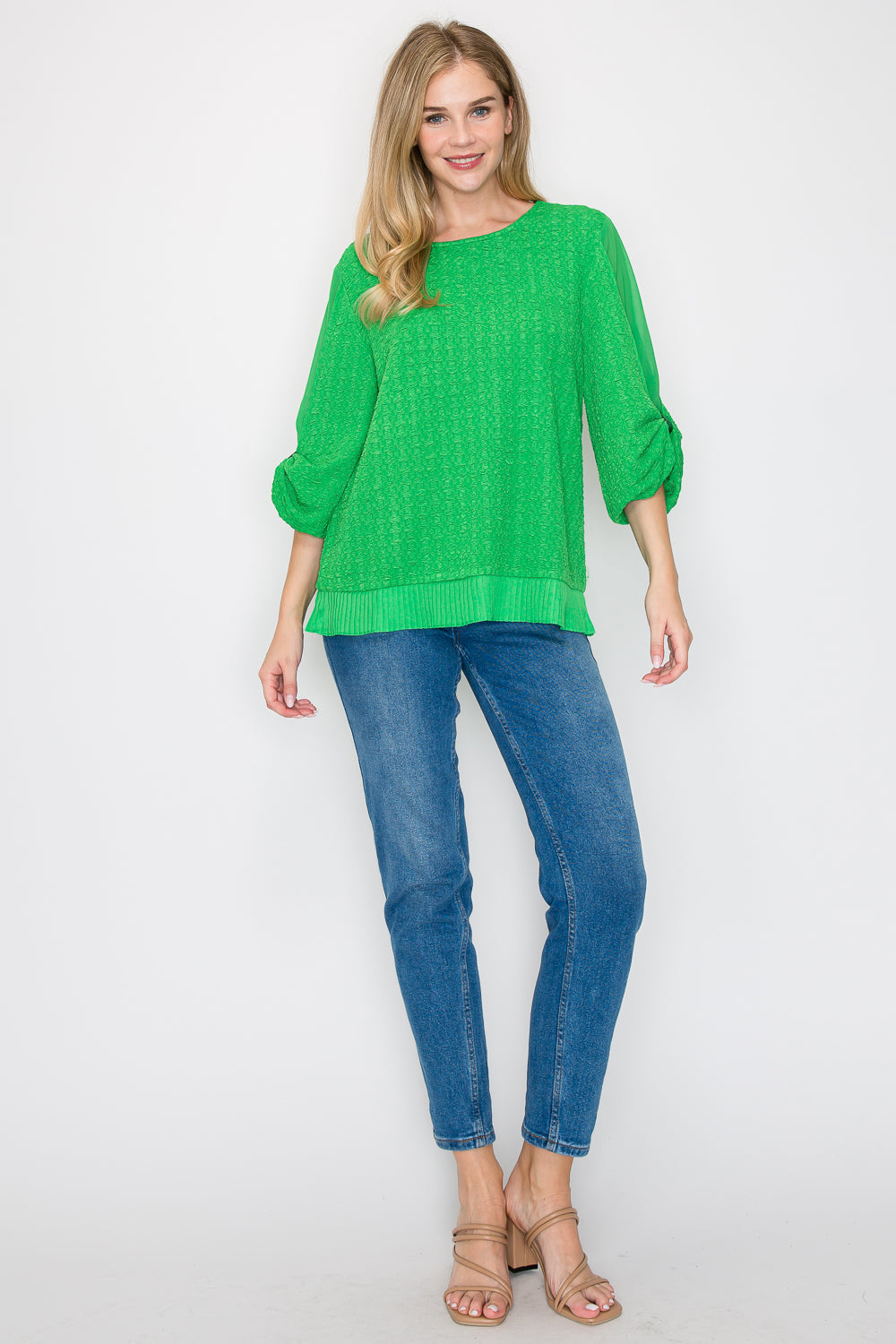 Wayne Woven Textured Top