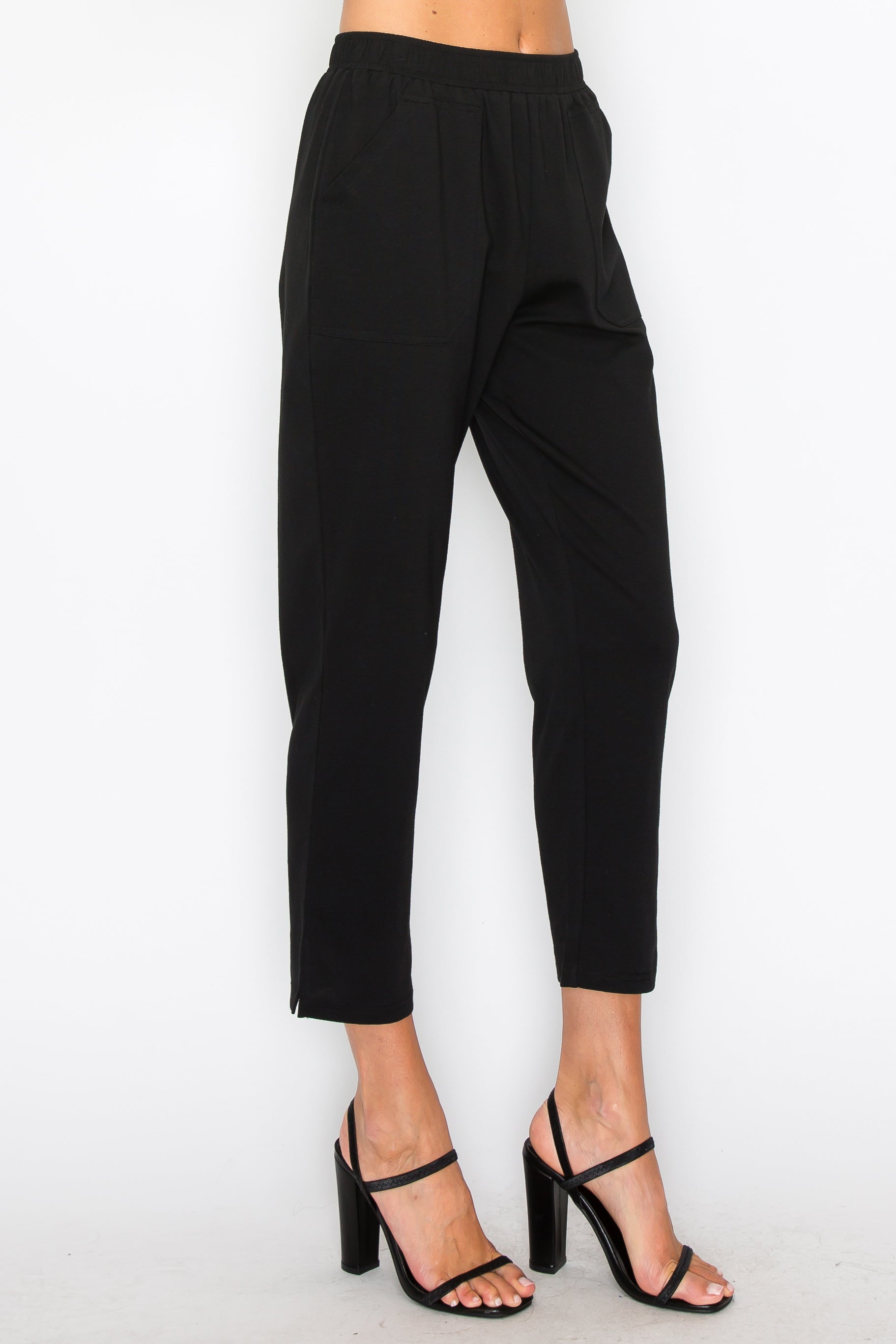Krystal Stretch Cotton Knit Pant