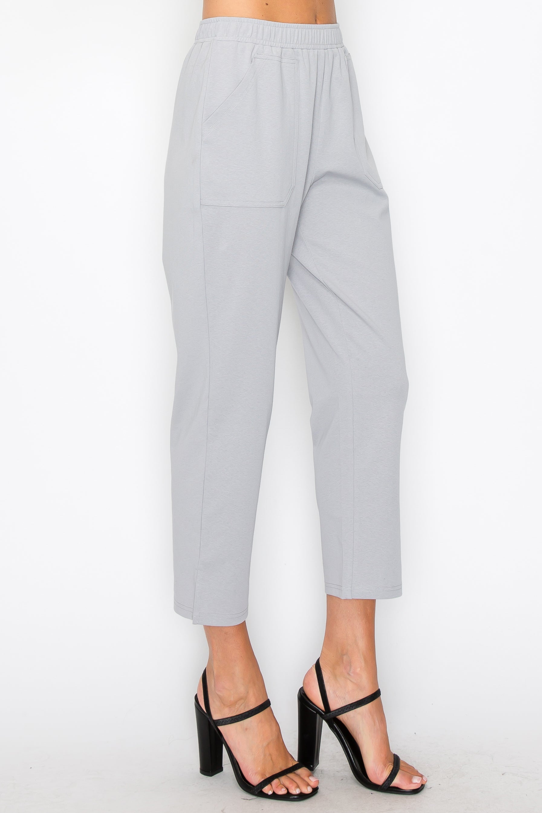 Krystal Stretch Cotton Knit Pant