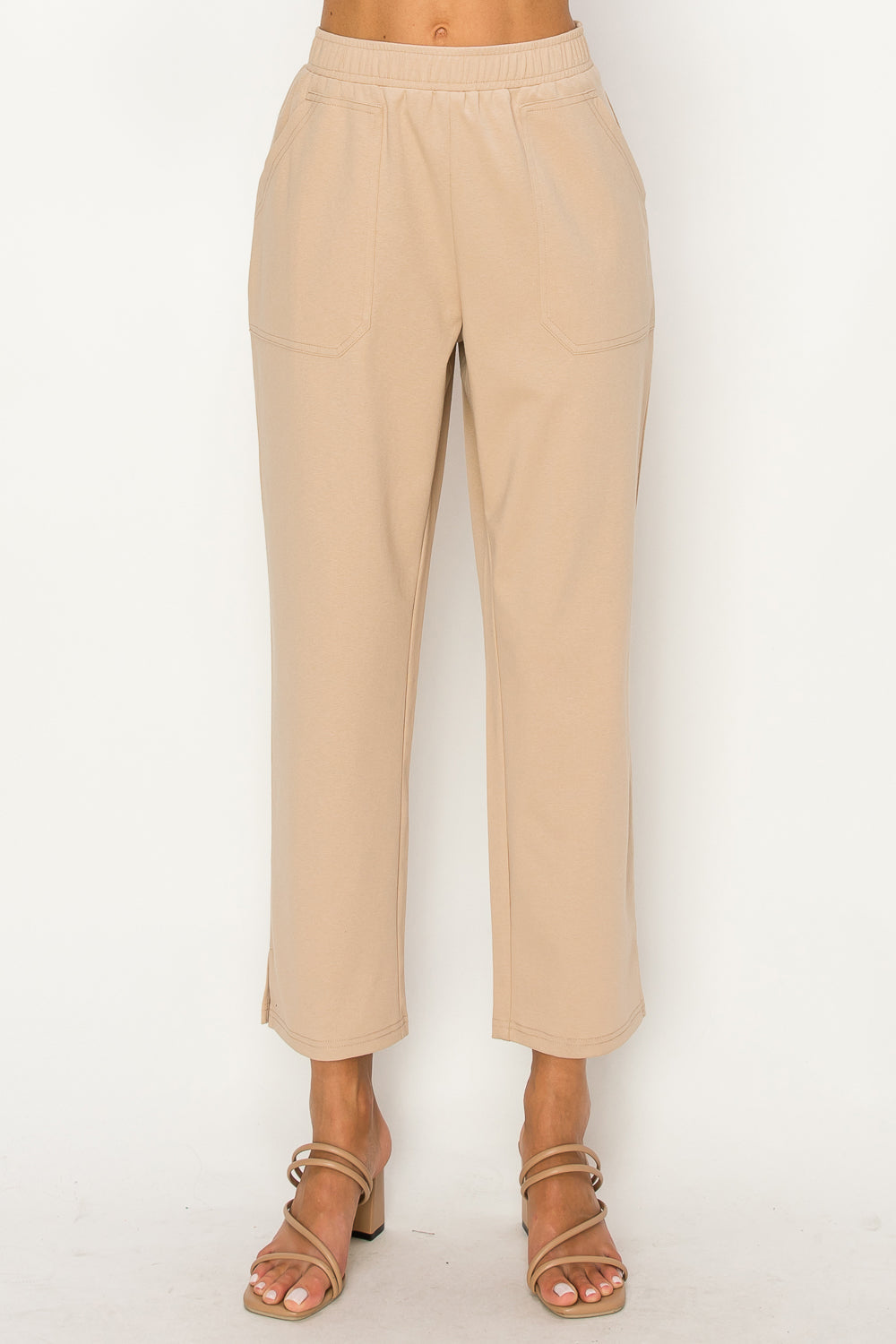 Krystal Stretch Cotton Knit Pant