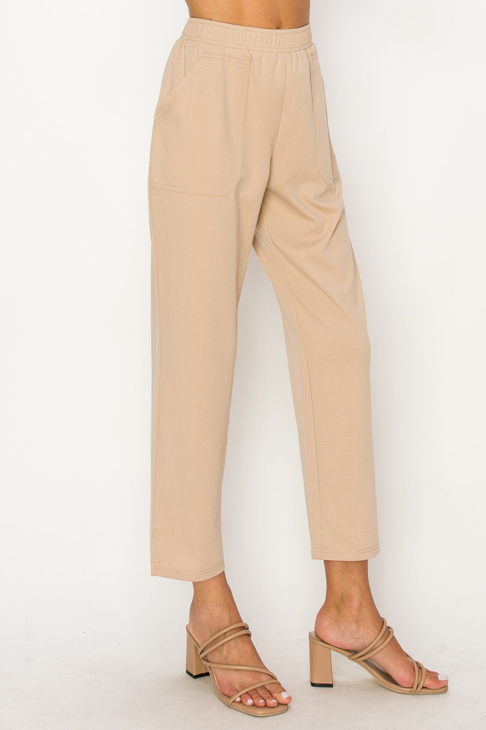 Krystal Stretch Cotton Knit Pant