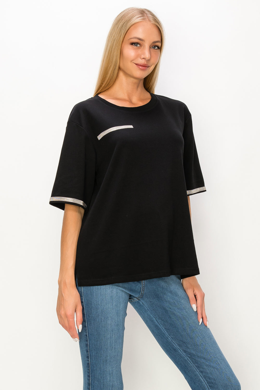 Roxi Stretch Pointe Knit Top