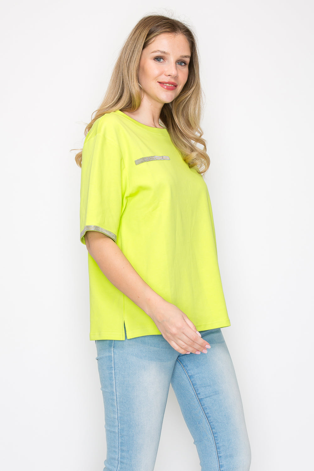 Roxi Stretch Pointe Knit Top