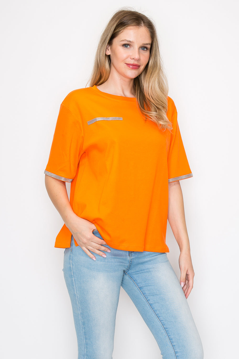 Roxi Stretch Pointe Knit Top