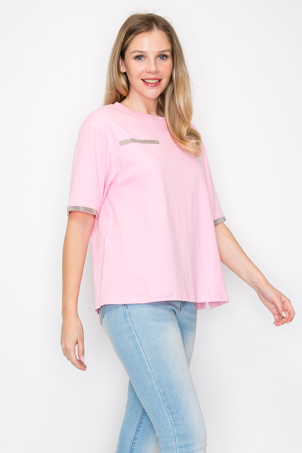 Roxi Stretch Pointe Knit Top