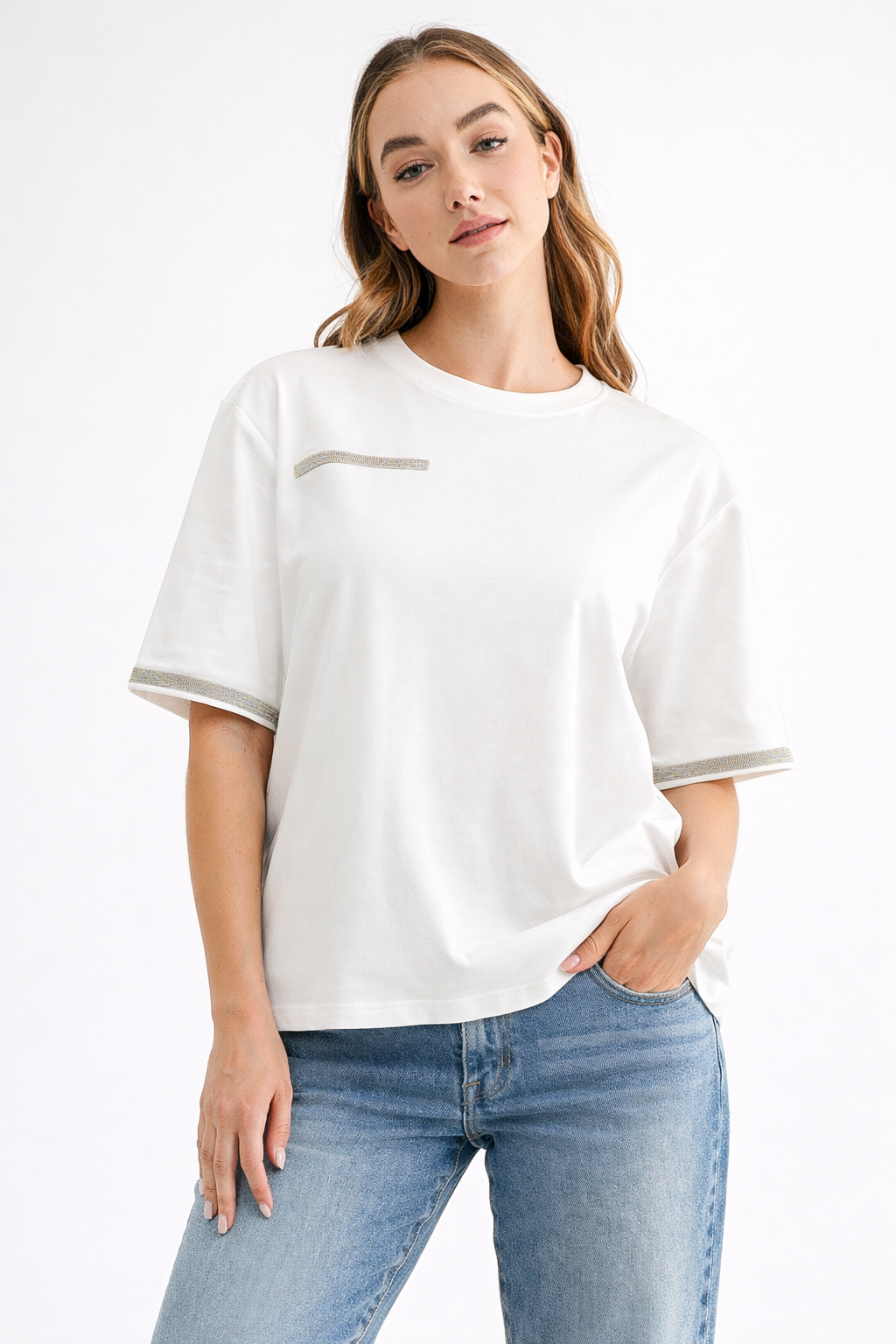 Roxi Stretch Pointe Knit Top