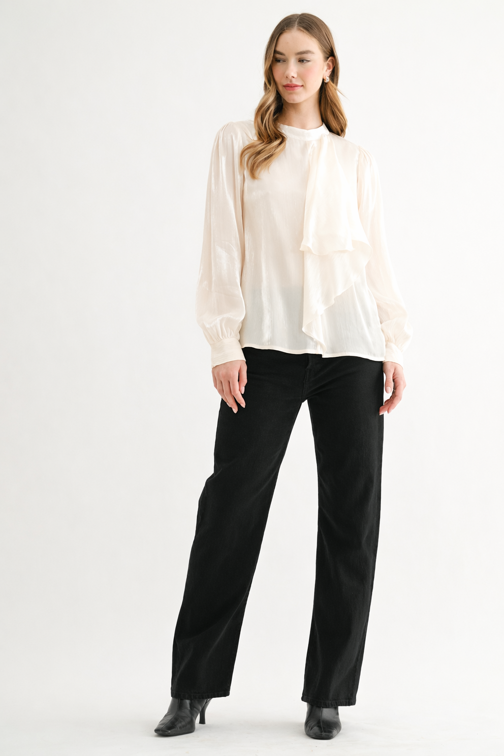 Wia Woven Shimmer Top