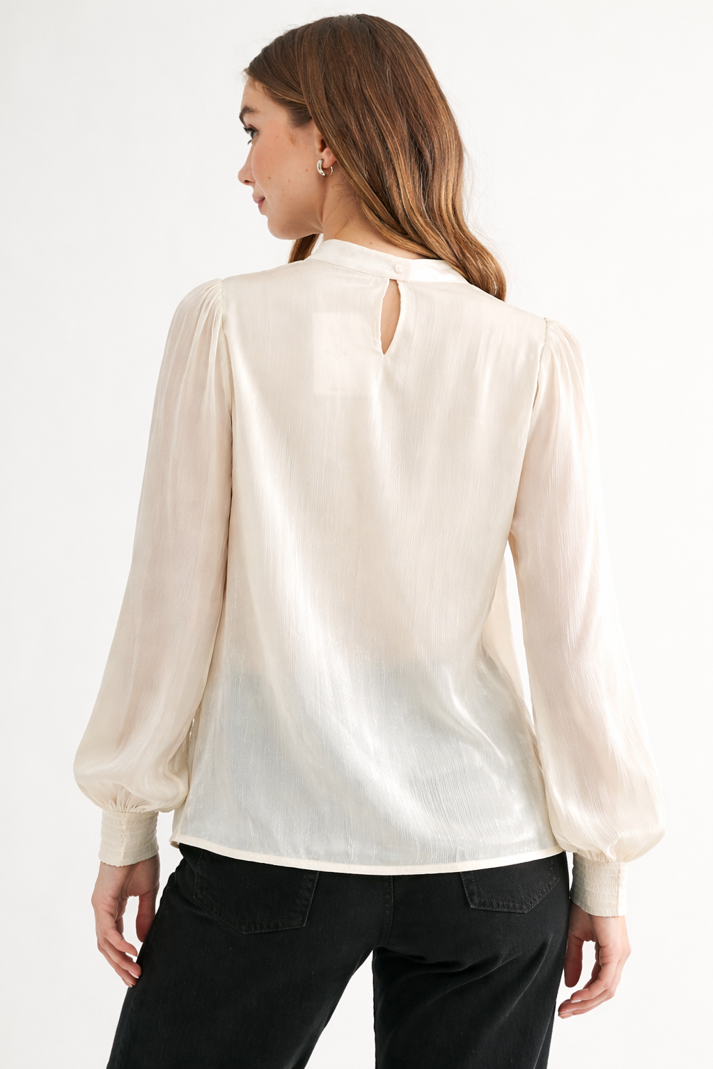 Wia Woven Shimmer Top