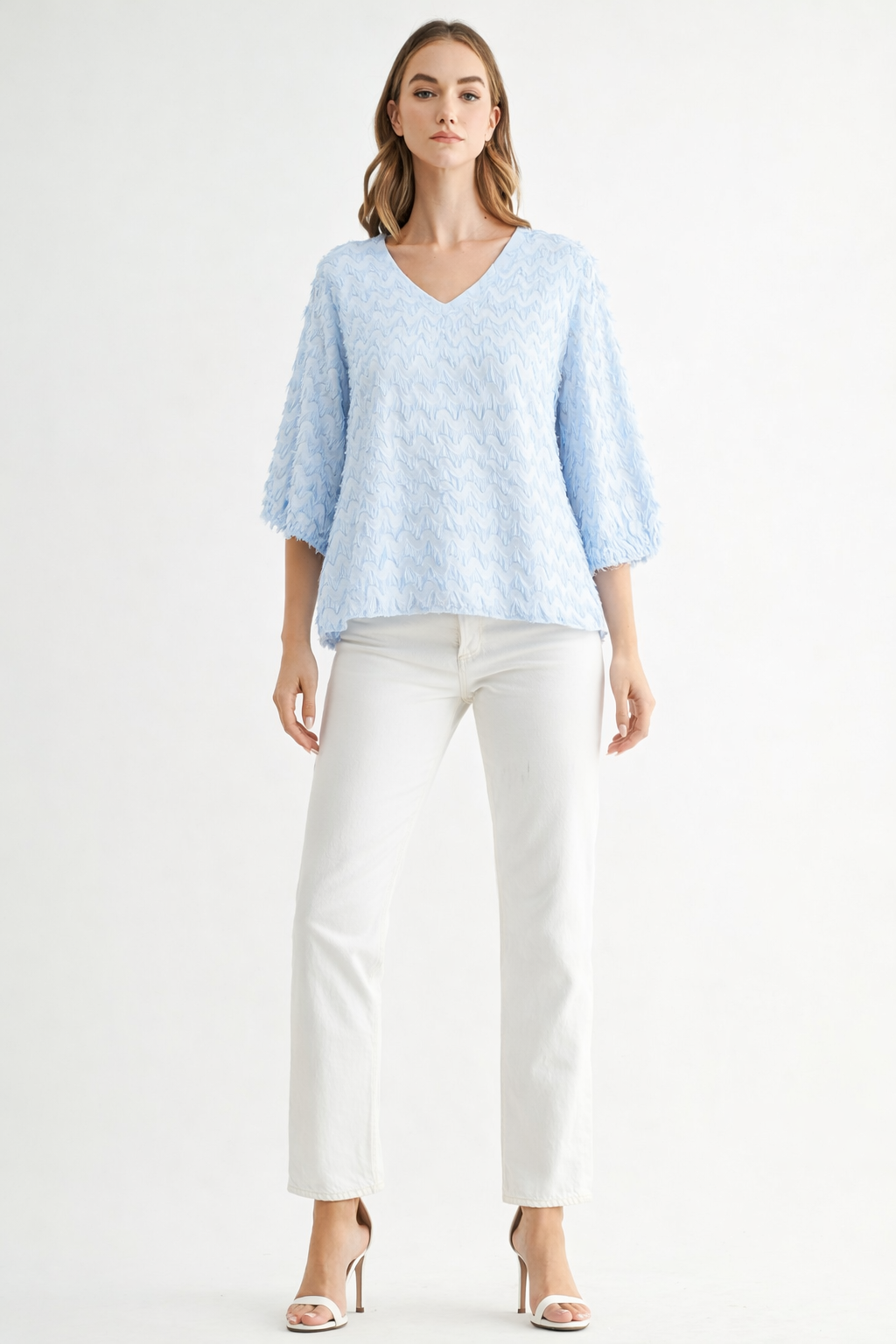 Wren Woven Feathered Top