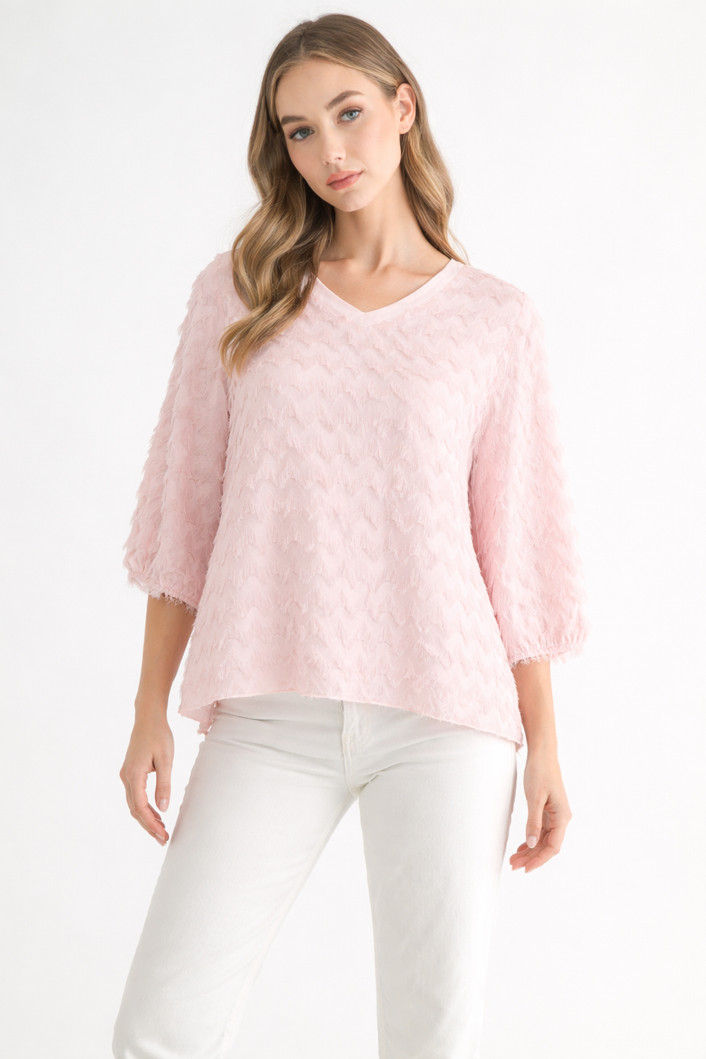 Wren Woven Feathered Top