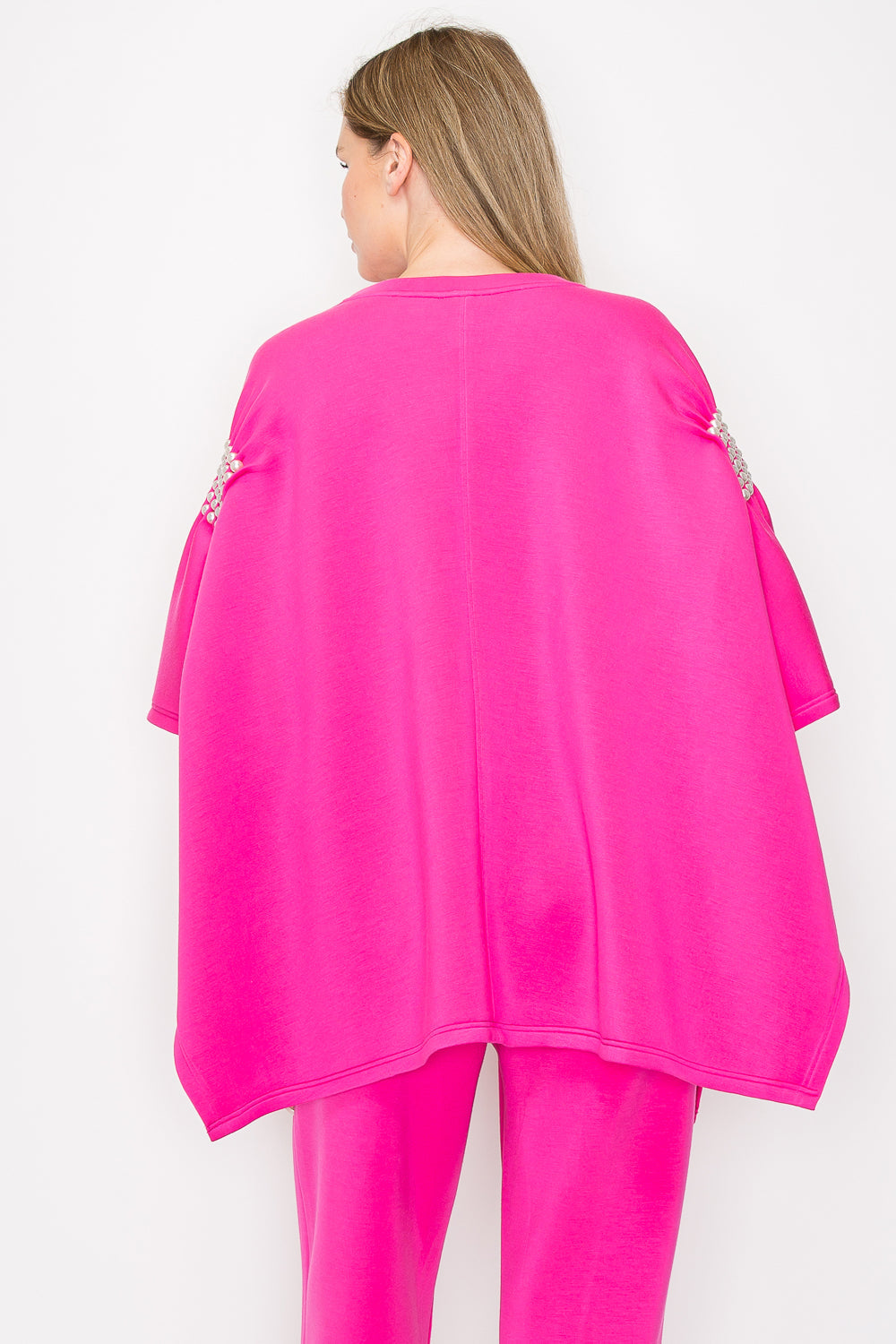 Fern Stretch French Scuba Poncho