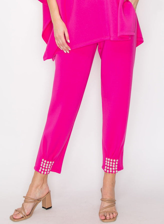 Fernanda Pearl Stretch French Scuba Pant