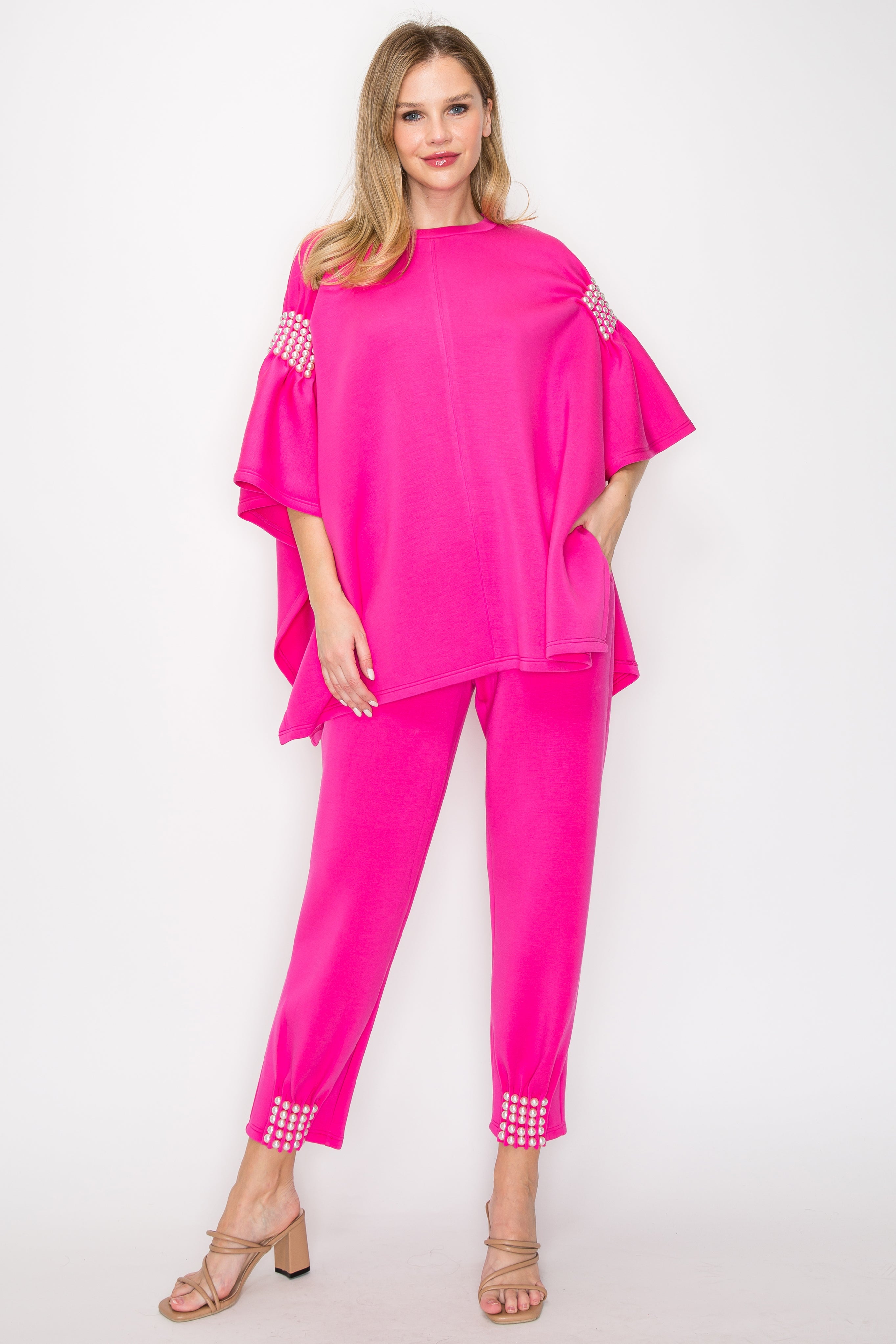Fernanda Pearl Stretch French Scuba Pant