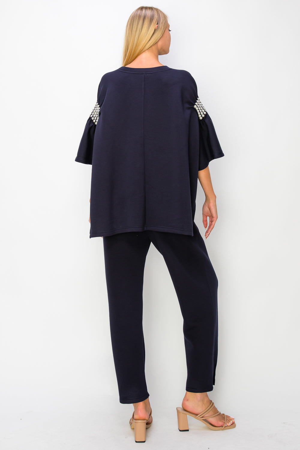 Fern Stretch French Scuba Poncho