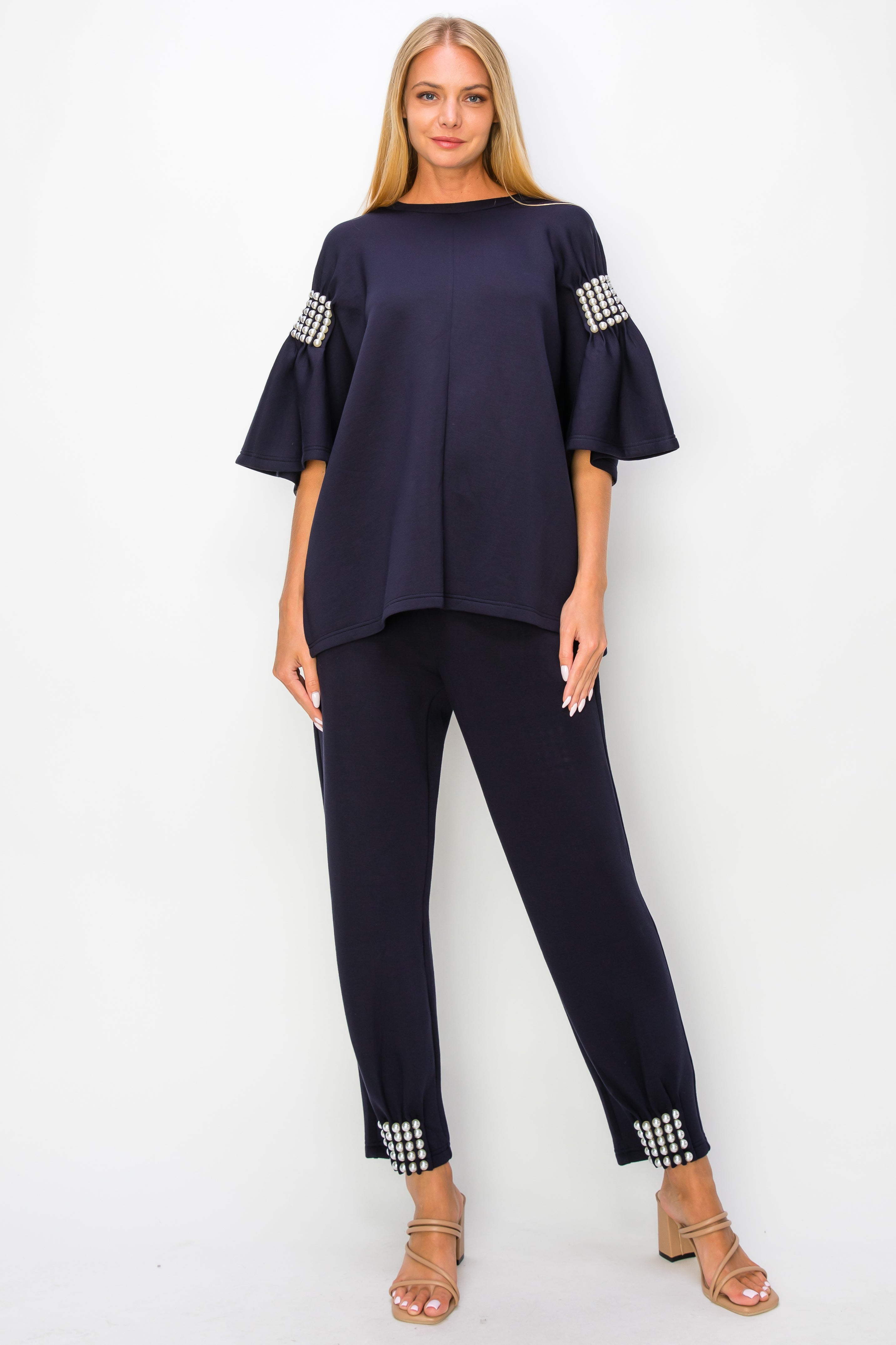 Fern Stretch French Scuba Poncho