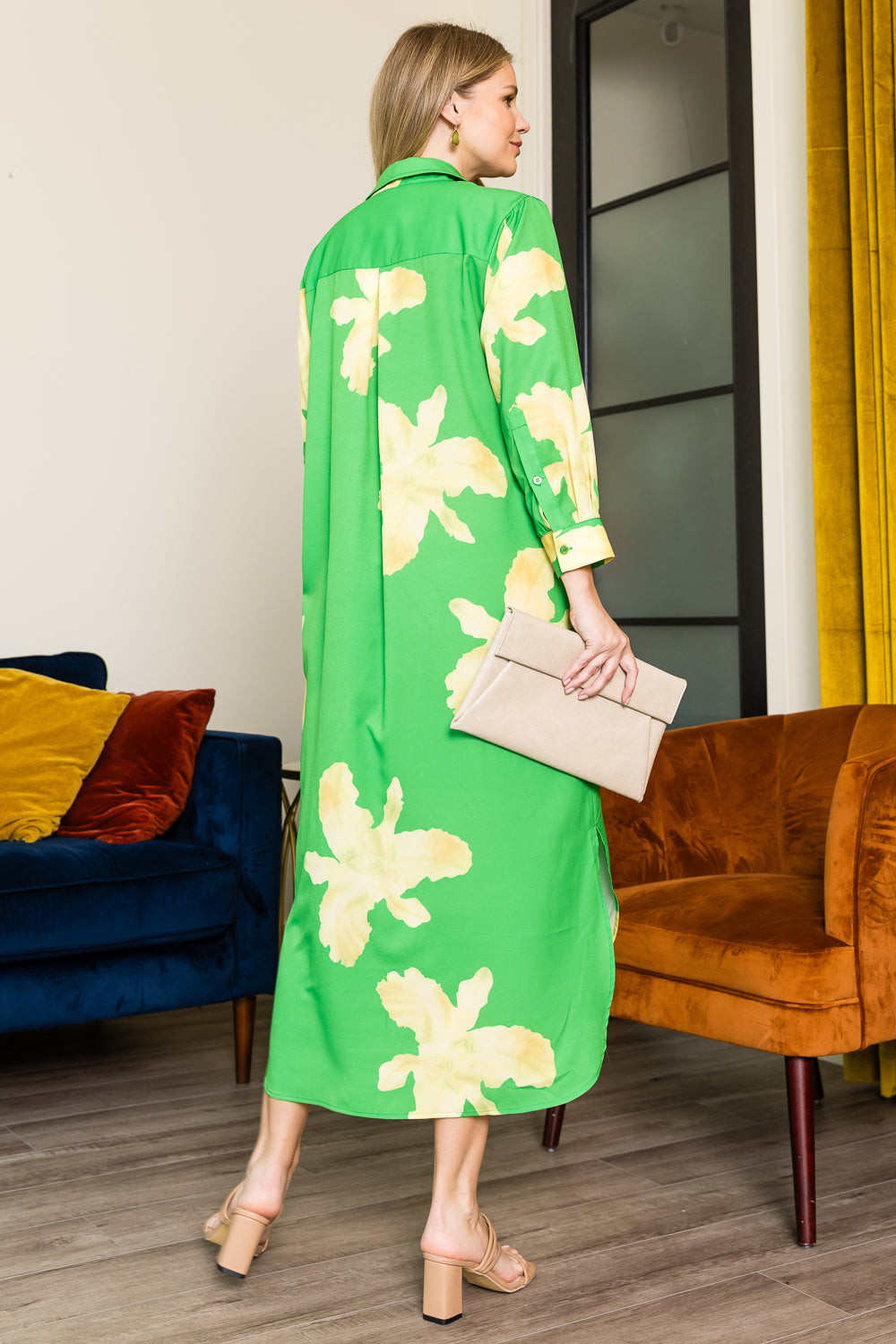 Jessica Woven Print Dress