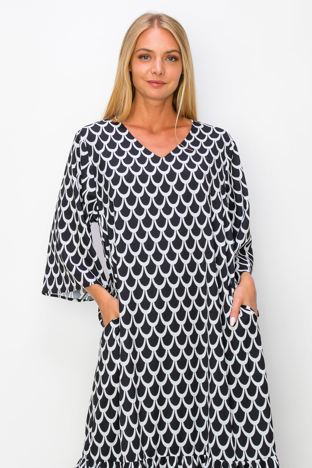 Judy Woven Print Dress