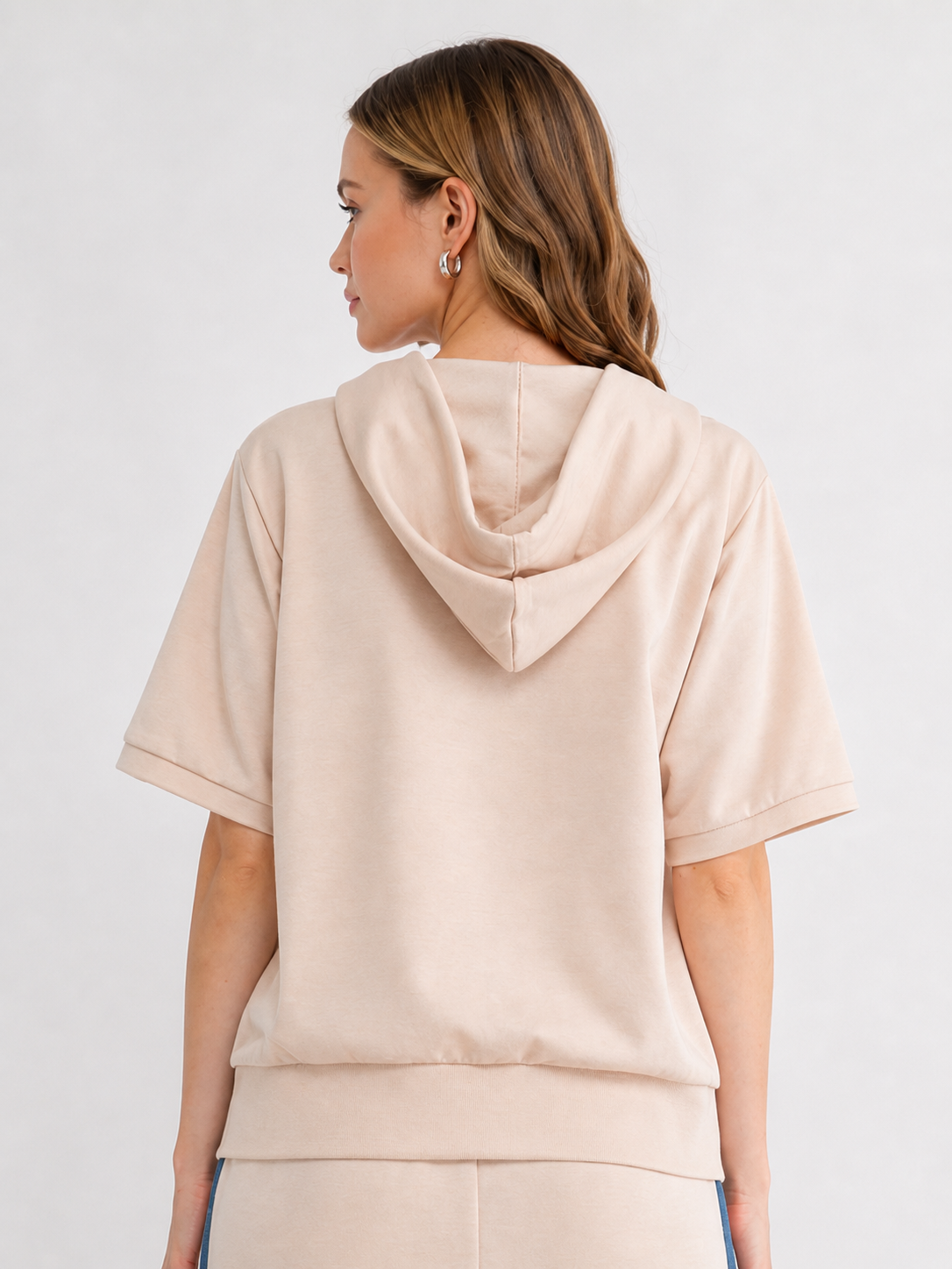 Diana Knit Top Jacket with Denim