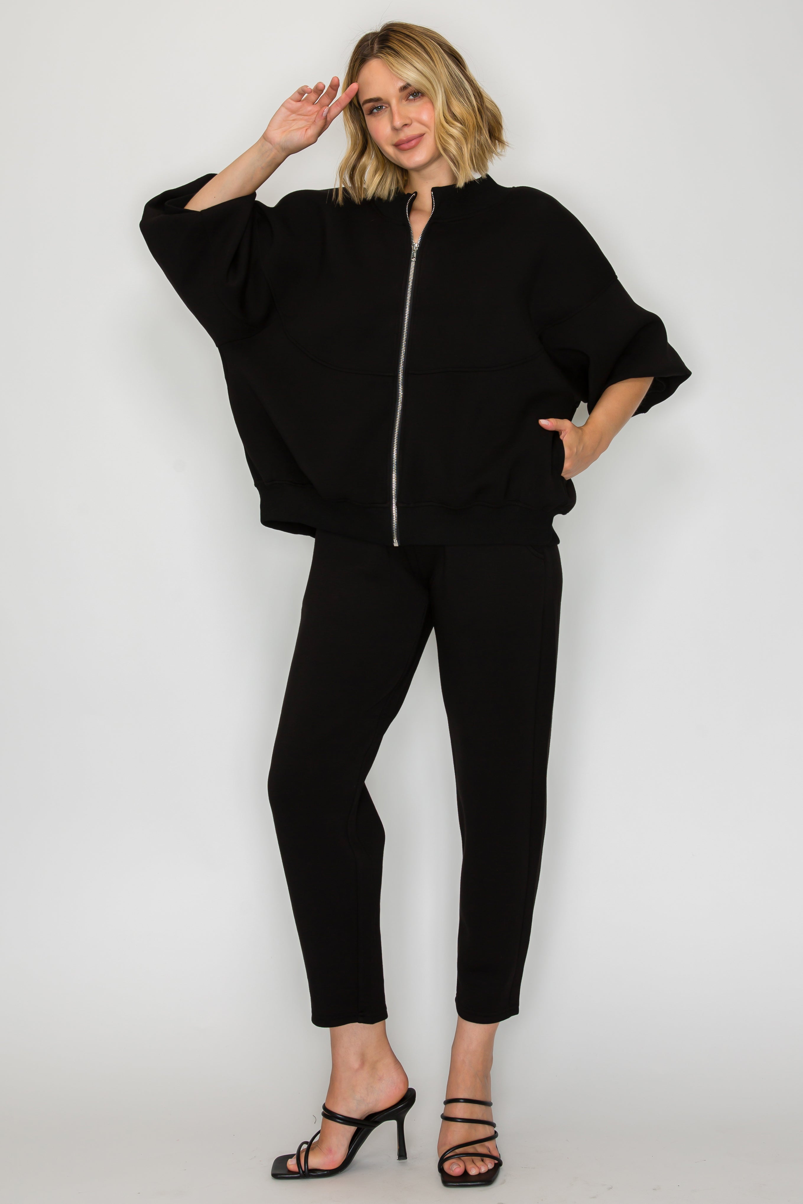 Finella Stretch French Scuba Jacket