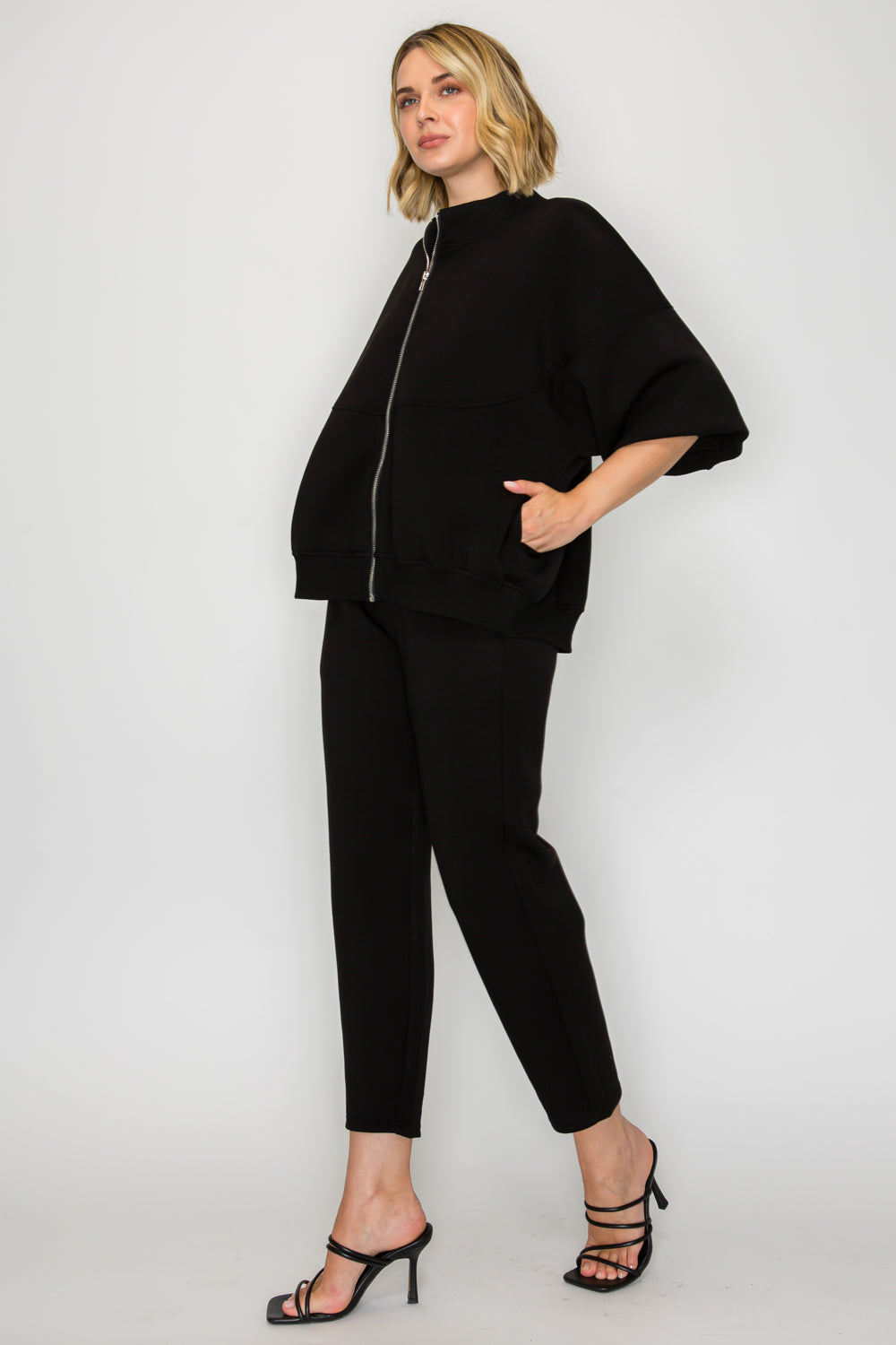 Finella Stretch French Scuba Jacket