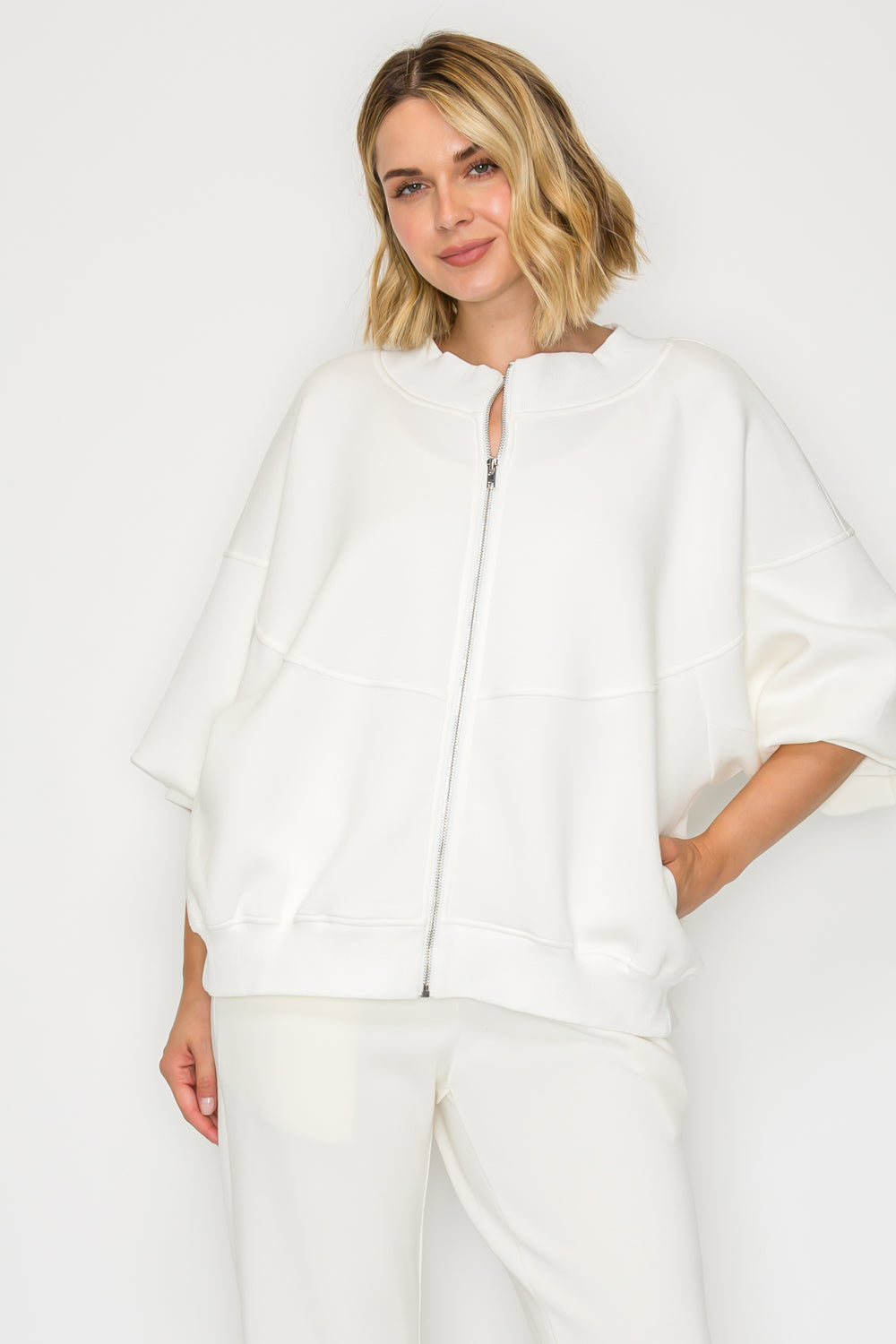 Finella Stretch French Scuba Jacket