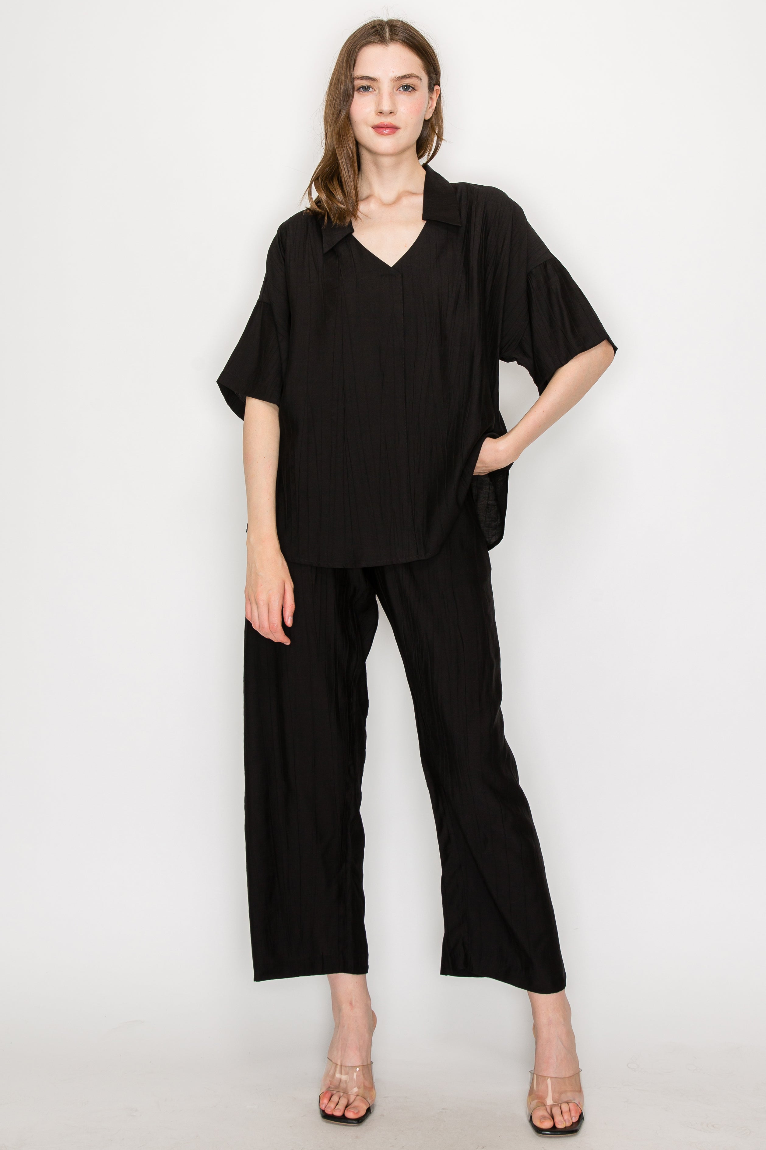 Jedy Woven Textured Pant