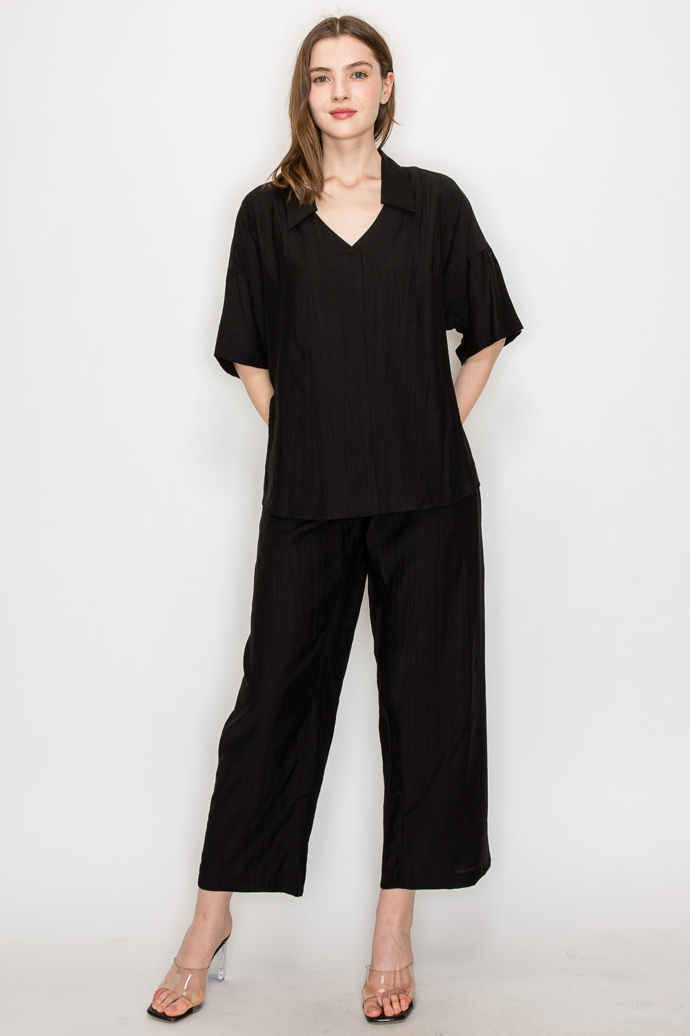 Jennifer Woven Textured top