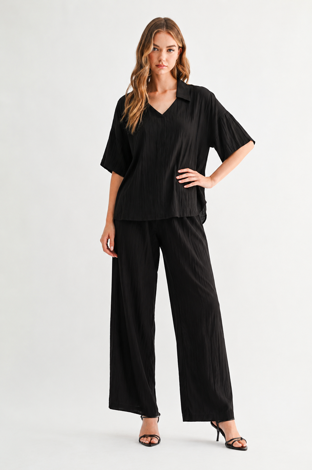 Jedy Woven Textured Pant