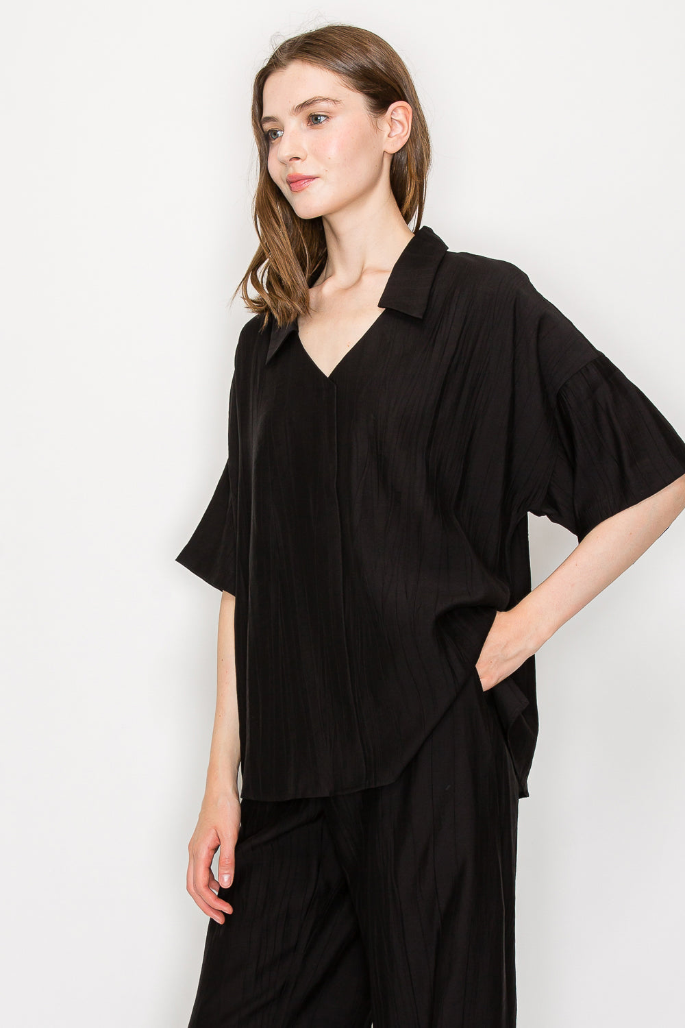 Jennifer Woven Textured top